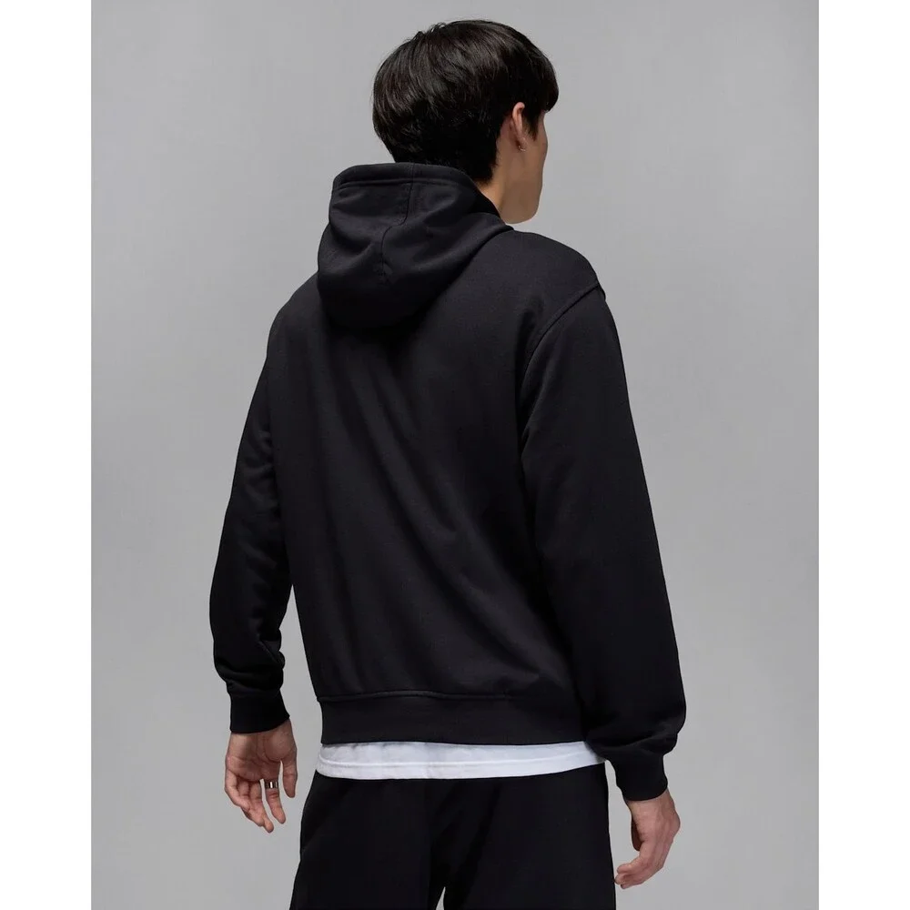 Air Jordan Sport Crossover Hoodie Men's 2XL Black Fleece Long Sleeve DSGL1315